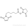 2,5H-dihydro-2,5-dioxo, 2,5-dioxo-1-pyrrolidinyl ester de l&#39;acide 1H-pyrrole-1-hexanoïque CAS 55750-63-5